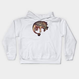 Cozy Ankylosaurus Kids Hoodie